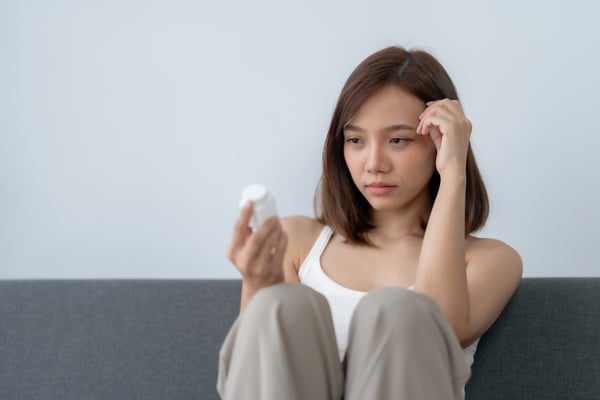 woman anxious about healthcare